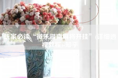 玩家必读“微乐湖南麻将开挂”(详细透视教程)-知乎