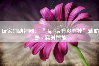 玩家辅助神器：“hhpoker有没有挂	”辅助器 - 实时智能