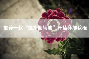 推荐一款“德扑圈辅助	”开挂详细教程