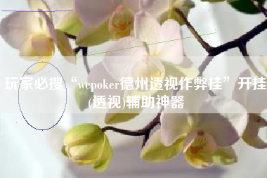 玩家必搜“wepoker德州透视作弊挂	”开挂(透视)辅助神器