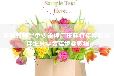 实操教程“免费雀神广东麻将挂挂软件	”详细分享装挂步骤教程