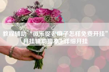 教程辅助“微乐捉老麻子怎样免费开挂	”开挂辅助脚本+详细开挂