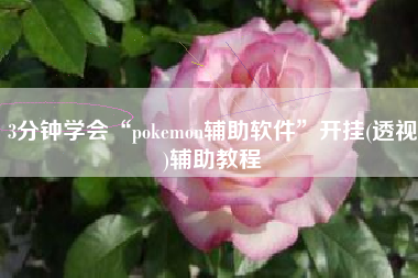 3分钟学会“pokemon辅助软件”开挂(透视)辅助教程