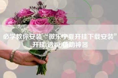 必学教你安装“微乐宁夏开挂下载安装”开挂(透视)辅助神器