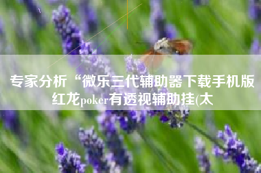 专家分析“微乐三代辅助器下载手机版红龙poker有透视辅助挂(太