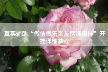 真实辅助“微信微乐亲友房通用挂”开挂详细教程