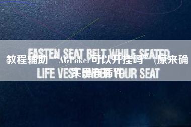 教程辅助“AGPoker可以开挂吗”(原来确实是有插件